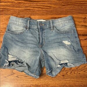 Abercrombie & Fitch Light Blue Jean Shorts